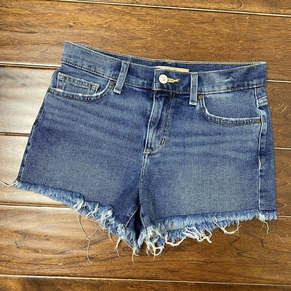 JOE'S JEANS Mid-Rise Cut Off Jean Shorts in Medium